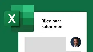 Excel rijen verplaatsen naar kolommen (en andersom)