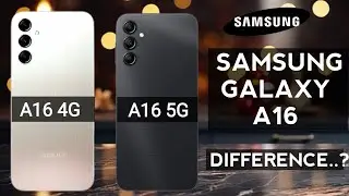 Samsung Galaxy A16 4G and A16 5G Full specification 