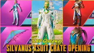 New Silvanus X Suit Crate Opening | Silvanus X Suit Spin BGMI | New X-suit Crate Opening BGMI/Pubg