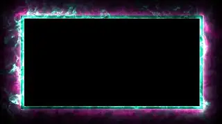 Glowing frame black screen | Frame template black screen | Border effect black screen