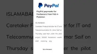 Paypal in pakistan