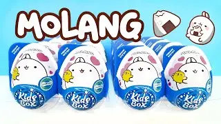 MOLANG KIDS BOX! Сюрпризы, ИГРУШКИ, мультик, новая серия КРОЛИК МОЛАНГ Kinder Surprise eggs unboxing