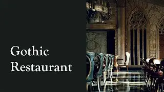 Gothic Restaurant | Construction Animation | Octane renderer