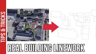 How to create real building linework quickly? - Using OpenStreetMap with Archicad