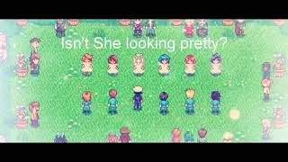 Stardew valley : Spring fesrival : Dance with Haley.