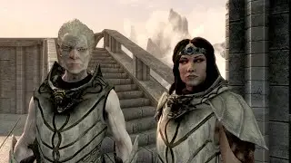 24-5 Прикосновение к небу. Лук Ауриэля. Виртур. Гелебор. Главный квест Dawnguard. 