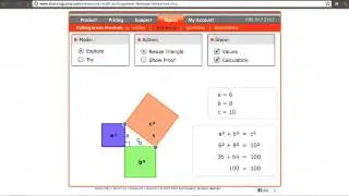 The Pythagorean Theorem and its Converse: An Application (Algebra I)