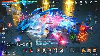 Lineage 2M - Daily Raid Boss Level 50 Dual Swords Gameplay - New Dungeon 50 Update