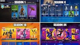 Evolution of Fortnite Item Shop (Chapter 1 Season 1 - Chapter 4 Season 4)