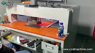 Semi-auto Vision Punching Machine for 3D Rubber Logo