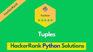 HackerRank Tuples problem solution in Python | Python problems solutions | Programmingoneonone