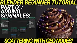 Intro to Blender Part IX : Adding Sprinkles!