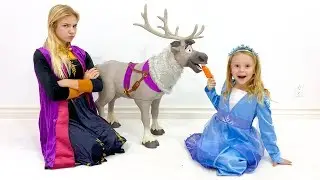 Nastya and Maggi - new toys for princess