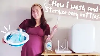 HOW TO WASH AND STERILIZE BABY BOTTLES | UVI BUDDY UV STERILIZER AND DRYER | The TabFam