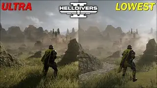 Helldivers 2 Ultra VS Lowest Settings | RTX 3080