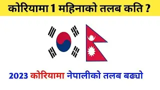 South Korea basic salary 2023 || Korea salary for Nepali | Korea per hour salary | Korea salary 2023