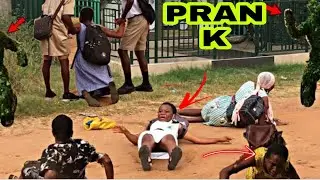 BUSHMAN PRANK AND GREEN DREES LOOK THE REACTIONS