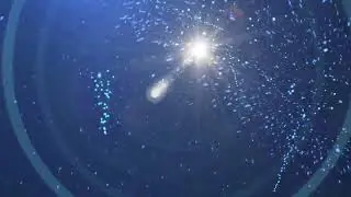 4K Blue Classic Background- HD Lens Flare with Particles Effect ║ For Edits - Shorts - Intro Overlay