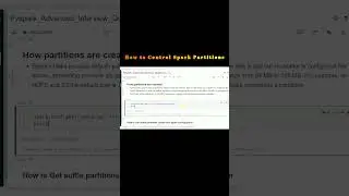 How Pyspark Partitions will be created #lakehouse #spark #pyspark #sparkpartitions