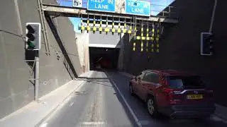 London Drive 4K Video O2Arena Blackwall tunnel Queen Elisabeth Olympic Park London Drive through
