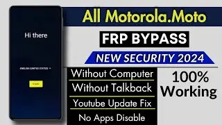 How To Bypass Google Lock On Motorola Phone 2024 - No Computer Needed! Fixed Youtube Update Error