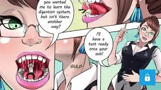 Giant Teacher Girl Vore Biology Class