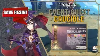 ELEMENTAL CRUCIBLE EVENT! TIPS TO SAVE RESIN AND STILL GET REWARDS | Genshin Impact