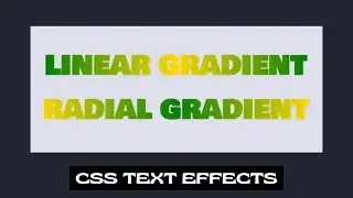 How to create Gradient Text in Html and CSS