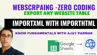 How to import website Tables data without any coding - IMPORTXML & IMPORTHTML - Google Sheets rockes