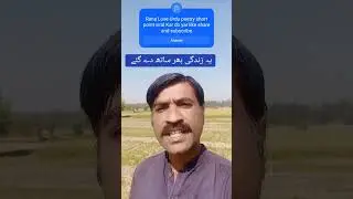 یہ زندگی بھر ساتھ دے گئے Rana New Urdu poetry short like share and subscribe #ranajaved#urdu #waleed