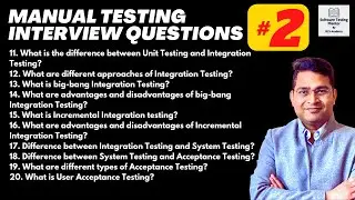 Manual Testing Interview Questions and Answers with Examples - Part 2