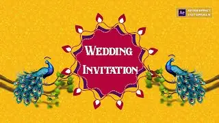 wedding invitation video template free download | After effect tutorials | after effects wedding