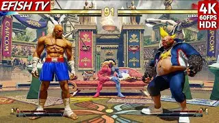 Sagat vs Birdie (Hardest AI) - Street Fighter V