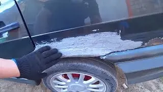 20КГ ШПАКЛИ! РЕМОНТ ЗАДНЕГО КРЫЛА В ЧЕТЫРКЕ!
