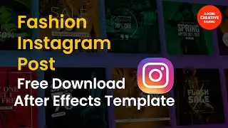 FASHION INSTAGRAM POST Free Download After Effects Template 2020