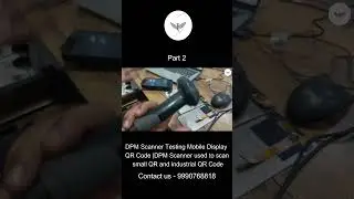 Want Accurate Industrial QR Code Scans? Watch This DPM Scanner Part 2 #aidc #tech #barcodereader