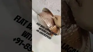 Flat bottom Copper handi Lagan - Copper patila