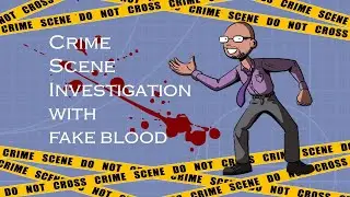 Crime Scene Investigation: Halloween STEM education activity for kids / pupils / adults / teachers