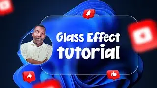 How To Create Glass Morphism Effect In Photoshop Tutorial