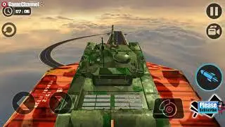 Impossible Army Tank Driving Simulator Tracks / Army Training Game / Android Gameplay Video #4