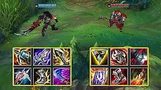 TRYNDAMERE vs JAX FULL BUILD FIGHTS - League of Legends