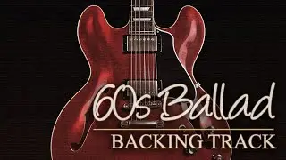 Slow 60s Ballad Guitar Backing Track G Major