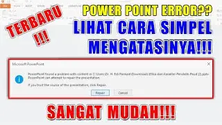 cara memperbaiki powerpoint yang tidak bisa dibuka