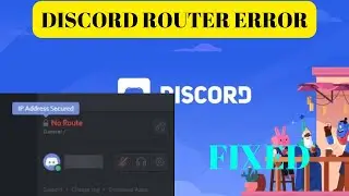 HOW TO FIX NO ROUTE ERROR ON DISCORD WINDOWS || NO ROUTE DISCORD FIX WINDOWS
