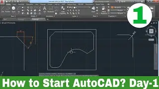 Autodesk AutoCad 2020 tutorial | How to Start Autocad 2021 ?| 