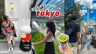 exploring japan 🇯🇵 20 things to do in tokyo￼ (museums, asakusa, cafe hopping)  💐 🌃🗼
