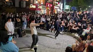 THURSDAY. ONEOF. DYNAMIC EXHILARATING INTERACTIVE BUSKING. HONGDAE STREET.