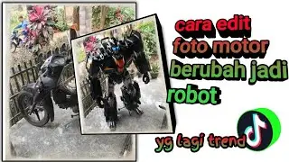 Cara edit foto berubah menjadi robot