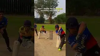 When your FRIEND stumps you out!😂🏏 