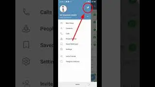 How to Turn On Dark Mode in Telegram App 2023 | Dark Theme Telegram Android | #shorts